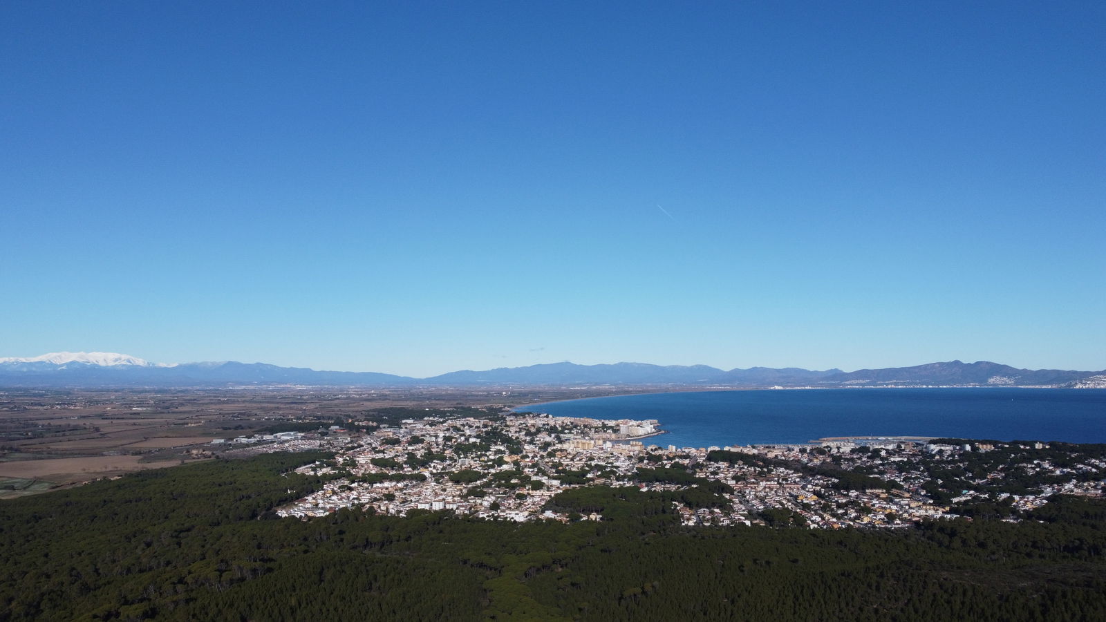 Birds view of l'Escala